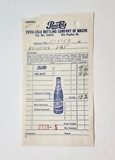 1959 Pepsi-Cola Bottling Co Of Macon Sales Receipt picture