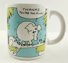 Giraffe Elephant Mug Cup American Greetings Your Too Kind 40063 picture