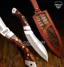 IMPACT CUTLERY HANDMADE BUSHCRAFT DOUBLE EDGE SKINNING KNIFE RESIN HANDLE- 1683 picture