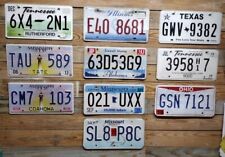 Variety Pack of 10 expired 2013 Mixed State Craft License Plate Tags ~  6X4 2N1 picture
