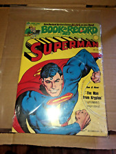 RARE SEALED SUPERMAN MAN FROM KRYPTON ORIGIN STORY BOOK RECORD SET PR33 1978 picture