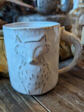 Anthropologie Kylo Fox Coffee Mug 3D White Glazed Stoneware Coffee/Tea Cup NWOB picture