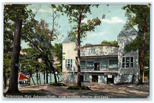 c1910 Oakwood Park Main Entrance Theatre Lake Kalamazoo Michigan MI Postcard picture