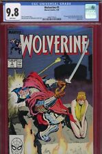 Wolverine #3 CGC GRADED 9.8 - back cover pin-up by Kevin Nowlan - HIGHEST GRADED picture