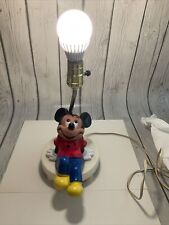 Vintage Walt Disney Production 1960s Mickey Mouse Lamp 3 Way Switch Night Light picture