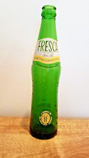 Fresca Green Glass 10 oz Citrus Soda Bottle Coca Cola Co Vintage Collectible picture