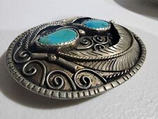 Vtg Turquoise Belt Buckle  picture