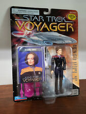Star Trek Voyager Captain Kathryn Janeway figure MOC B'Lanna Torres card error picture