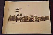 *Original* 1937 Sinclair Oil Co - Photograph - Gas Station - Durham, NC   kp picture