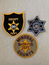 Lot of three 3 West Virginia Sheriff Police Patches picture