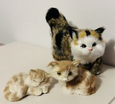 Vintage Mother Cat 5” & 2 Kittens 3