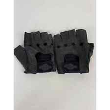 Harley-Davidson Mens Leather Fingerless Gloves Size XL Biker Gloves picture