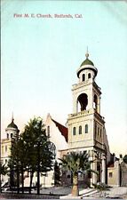 Postcard: Redlands, CA First M.E. Church Early Divided Back Card, Palm Tree picture