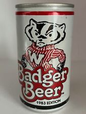 1983 Badger Beer 12oz. Aluminum Stay Tab BO Beer Can - Univ. of Wisconsin picture