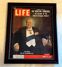 Winston Churchill Life Magazine Cover March 19,1956 WWII British Prime Minister picture