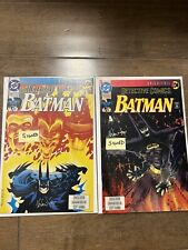 SIGNED Batman Knightfall #661 and #662 Graham Nolan DC Comics Authentic picture