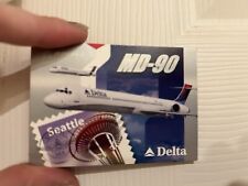 delta airlines trading card md-90 picture