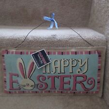 Burlap Easter Hanging - Happy Easter picture