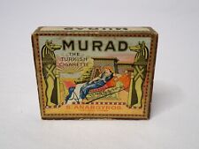 Vintage Murad Turkish Cigarette Box factory no. 8 NJ picture