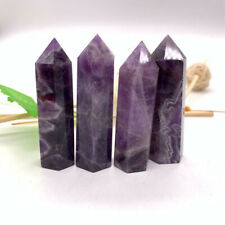 AAA+ 50g Natural Amethyst Quartz Crystal Point Wand Healing Decoration 70-80MM picture