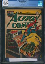 Action Comics #65 CGC 3.5 Superman & Hitler Appearance DC Comics 1943 picture