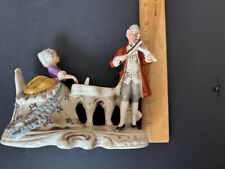 Antique Grafenthal Dresden Porcelain Germany Musical Couple Piano Vintage Rare picture