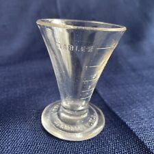 Apothecary Glass Dose Measurement Cup  A.I. MACLAY MD  DELAVAN  ILL picture