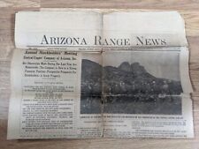 1922 ARIZONA RANGE NEWSPAPER picture