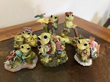 Ferrgie Polliwog Lot Of 6 Frog Collectibles  picture