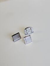Assorted Silver Color Tie Tacks Lot Of 3 picture