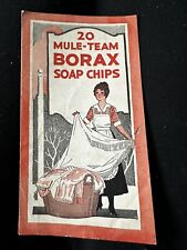 Vintage 20 Mule Team Borax Cleaner Rare Soap Detergent Booklet picture
