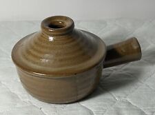 Vintage Stoneware Steamer Pot With Lid And Handle picture