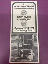 1975 Craftsman’s Fairs Of The Southern Highlands (Gatlingburg And Asheville)  picture