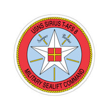 USNS Sirius T Afs 8 Military Sealift Cmd (U.S. Navy) STICKER Vinyl Die-Cut Decal picture