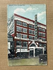 Postcard Cleveland OH Alhambra Theatre Old Cars Candy Store Vintage Ohio picture