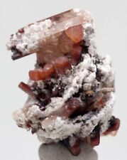 RED TOPAZ Crystal Cluster Mineral Specimen SAN LUIS POTOSI MEXICO picture