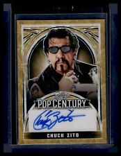 2024 Leaf Metal Pop Century  - Chuck Zito Gold  1/1 - Sons of Anarchy - Auto picture