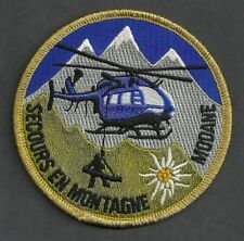 MODANE ALPS FRANCE SECOURS EN MONTAGNE MOUNTAIN HELICOPTER SEARCH & RESCUE PATCH picture