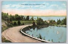 c1946 Lake Arbor Vitae Near Minocqua Wisconsin Vintage Oneida County WI Postcard picture