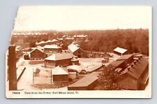 RPPC View from the Tower Fort Ethan Allen Vermont VT Real Photo Postcard picture