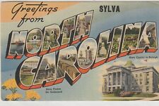 Vintage Postcard: Greetings from Sylva, North Carolina - c. 1947 picture