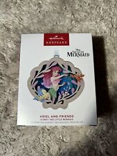 Hallmark Christmas Ornament 2023 ARIEL AND FRIENDS Disney THE LITTLE MERMAID H6 picture