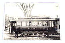 Wilkes-Barre & Wyoming Valley Traction Company Trolley Train 5x7 Antique Photo picture