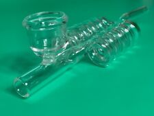 2022 BIG DOUBLE SWIRL Light Clear Smoking Pipe Bowl Cool Design Stand Up  picture