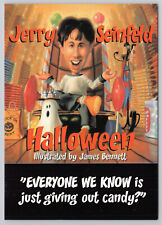 Postcard Halloween Jerry Seinfeld Barnes Noble Ad Promo Rack Card Advertising picture