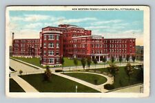 Pittsburgh PA, New Western PA Hospital, Pennsylvania c1921 Vintage Postcard picture