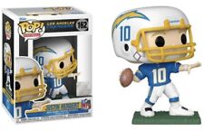 Funko Pop NFL Los Angeles Chargers Justin Herbert Home Uniform #162 W Protector picture