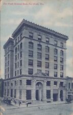 Postcard Texas TX Fort Worth 1910 National Bank Albuquerque & Ashfork R.P.O. picture