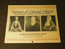 VINTAGE 1986 WOMEN OF COLONIAL ALBANY CALENDAR picture