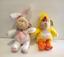 Starbucks Bearista Bear Duck & Bunny 2003 25th & 26th Editions Pair Easter picture